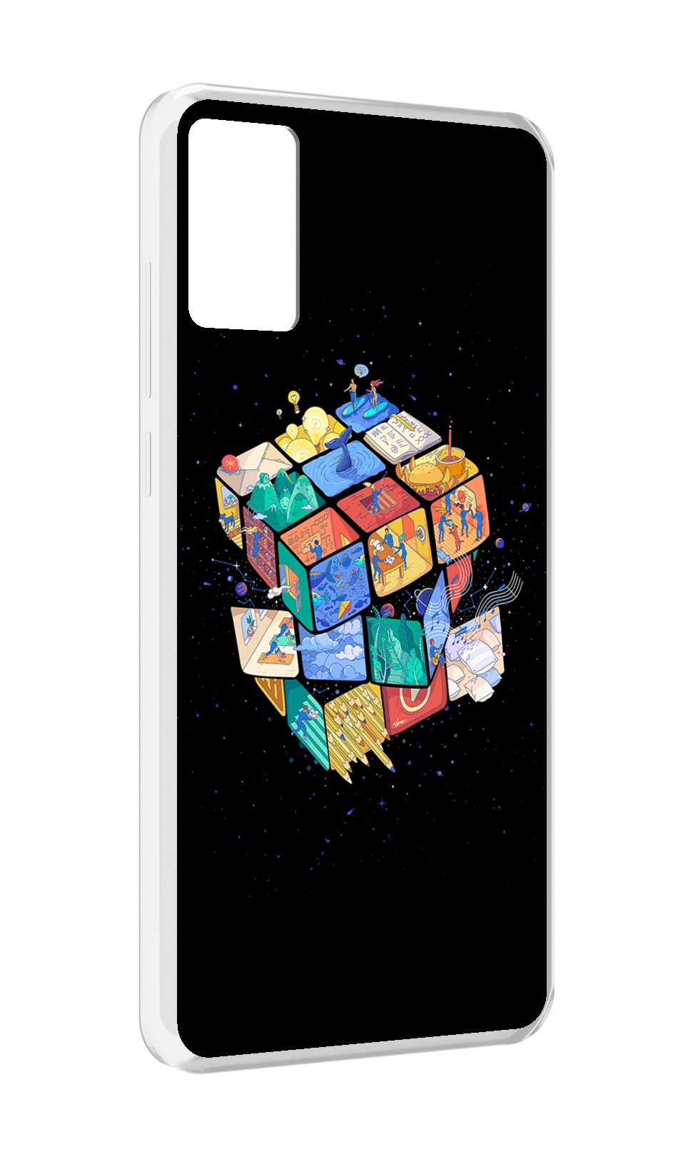 

Чехол MyPads Кубик-Рубика для CUBOT P50, Прозрачный, Tocco