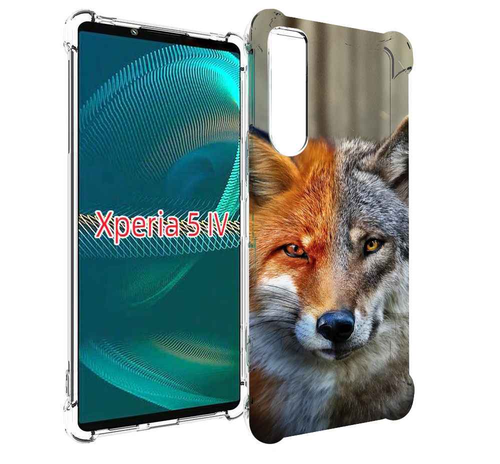 

Чехол MyPads волк-лиса для Sony Xperia 5 IV (5-4), Прозрачный, Tocco