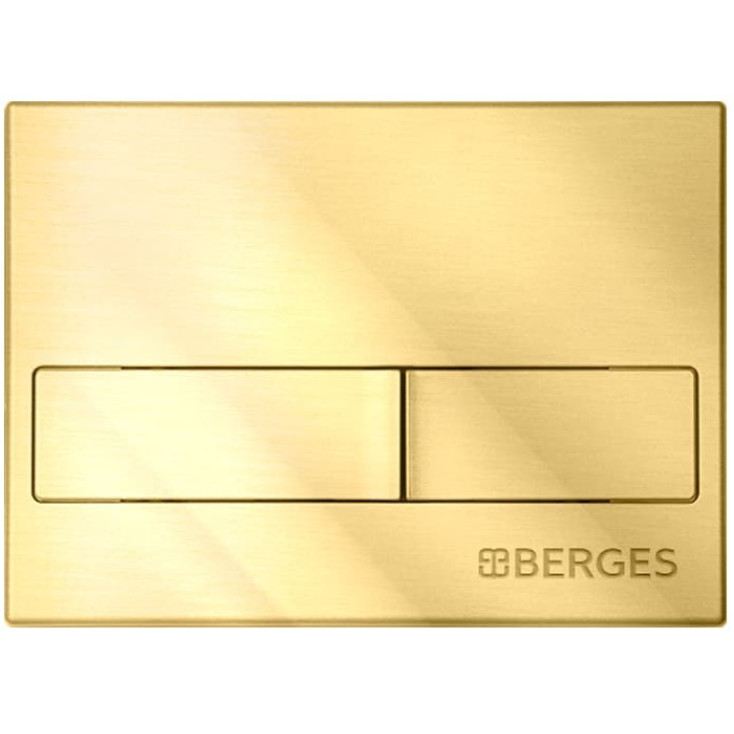 фото Клавиша смыва для унитаза berges wasserhaus novum l (040019) золото