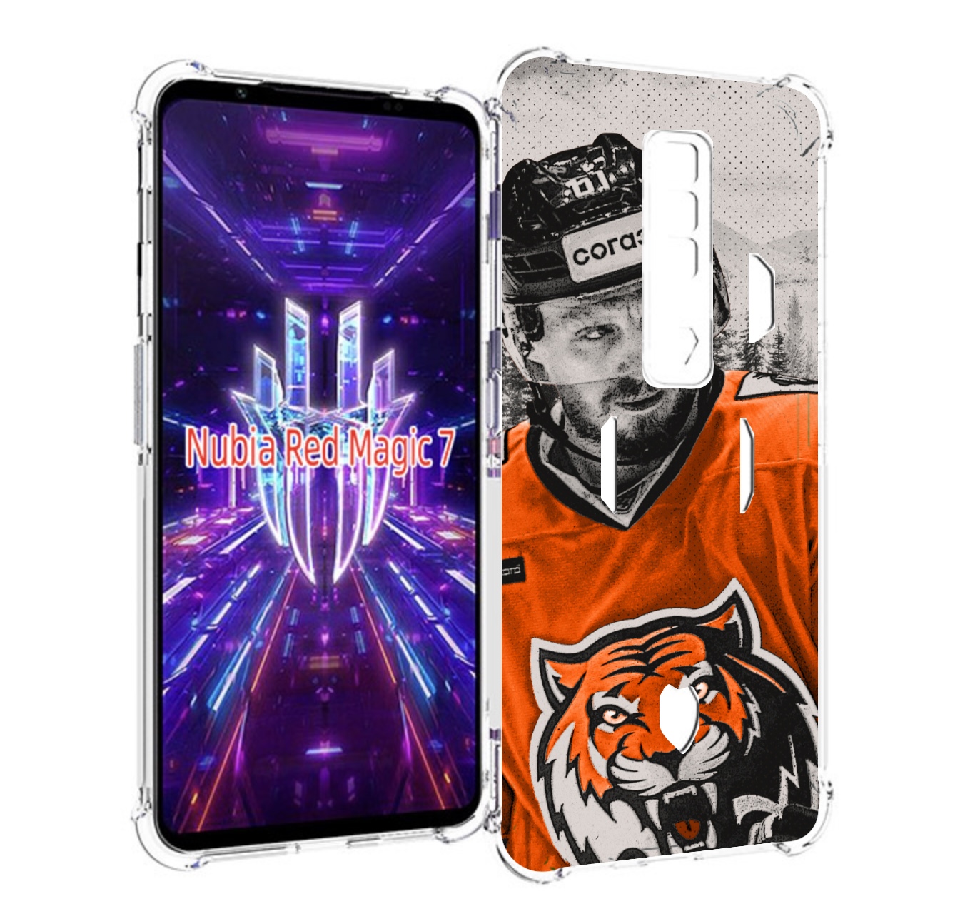 

Чехол MyPads хк амур мужской для ZTE Nubia Red Magic 7, Прозрачный, Tocco