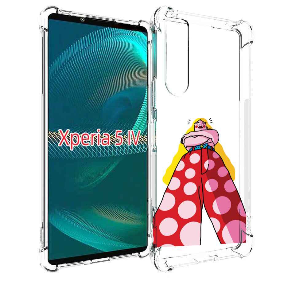 

Чехол MyPads высокая-девушка для Sony Xperia 5 IV (5-4), Прозрачный, Tocco