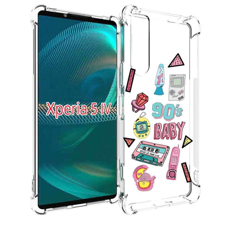 

Чехол MyPads гаджеты-90х для Sony Xperia 5 IV (5-4), Прозрачный, Tocco