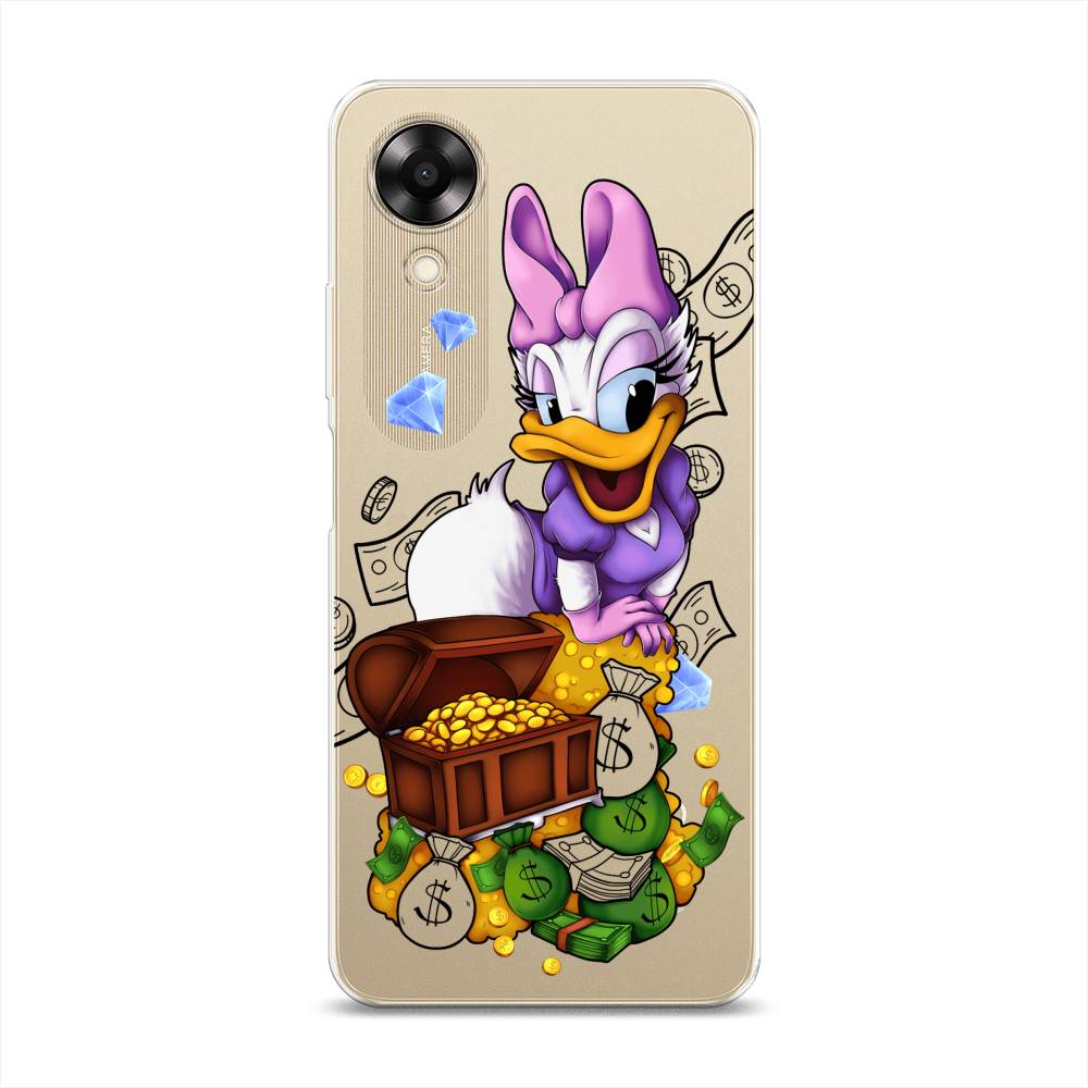 

Чехол на Oppo A17K "Rich Daisy Duck", Коричневый;белый;фиолетовый, 2512850-6