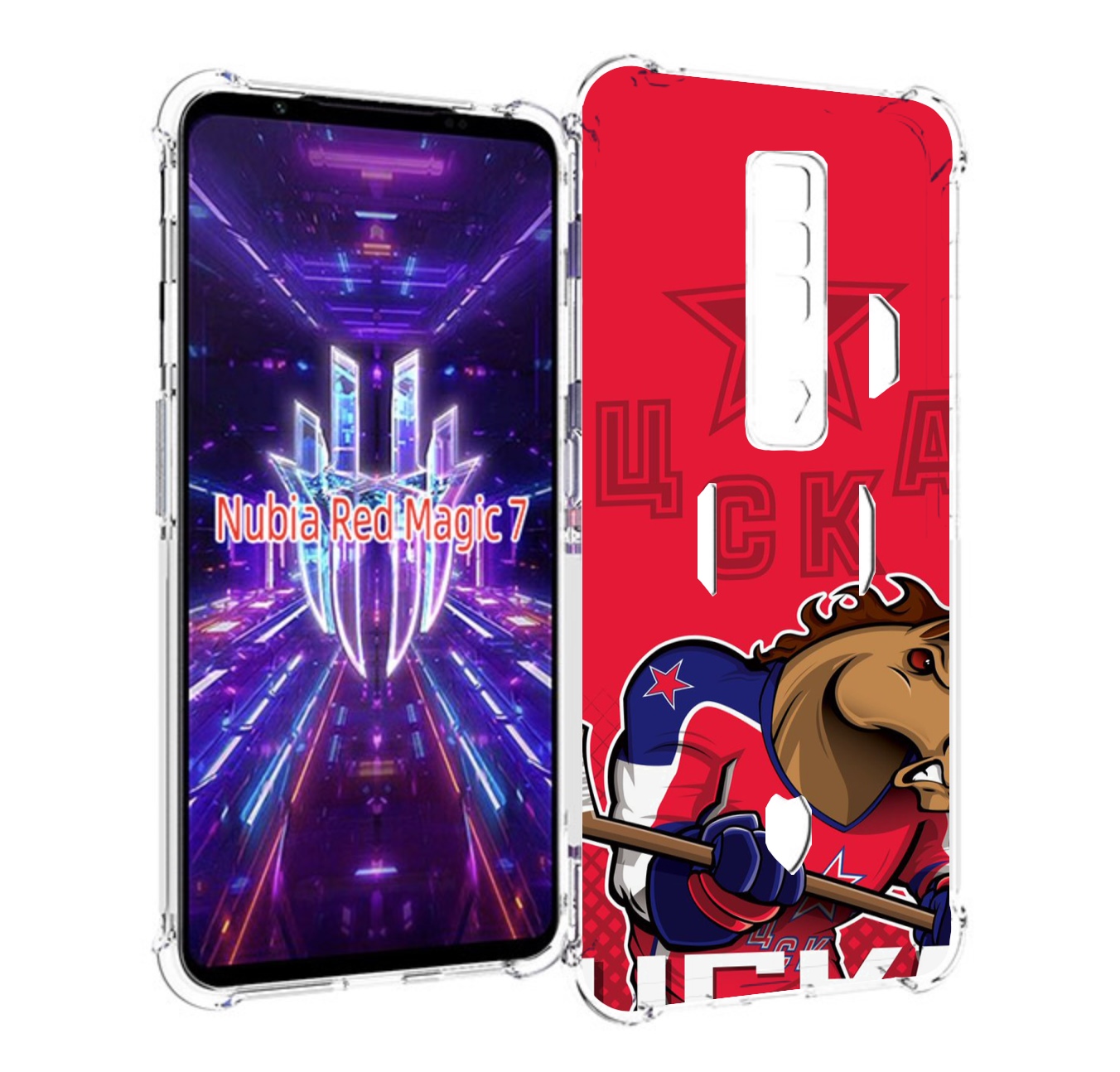Чехол MyPads хк цска мужской для ZTE Nubia Red Magic 7