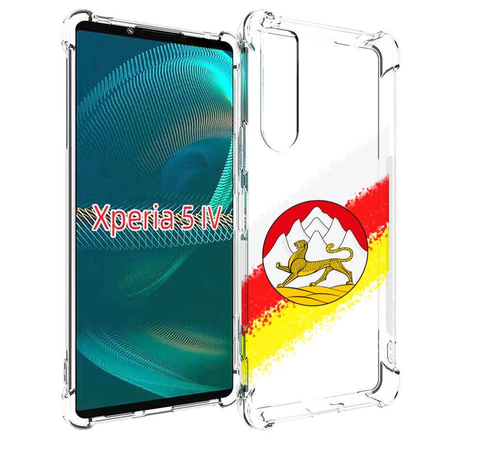 

Чехол MyPads герб флаг южная осетия для Sony Xperia 5 IV (5-4), Прозрачный, Tocco