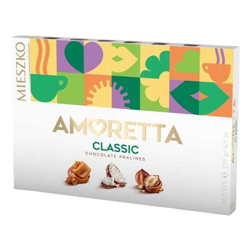 Конфеты шоколадные Mieszko Amoretta Classic 139 г