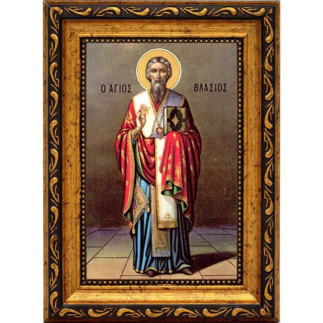 

Власий Севастийский. Икона на холсте.