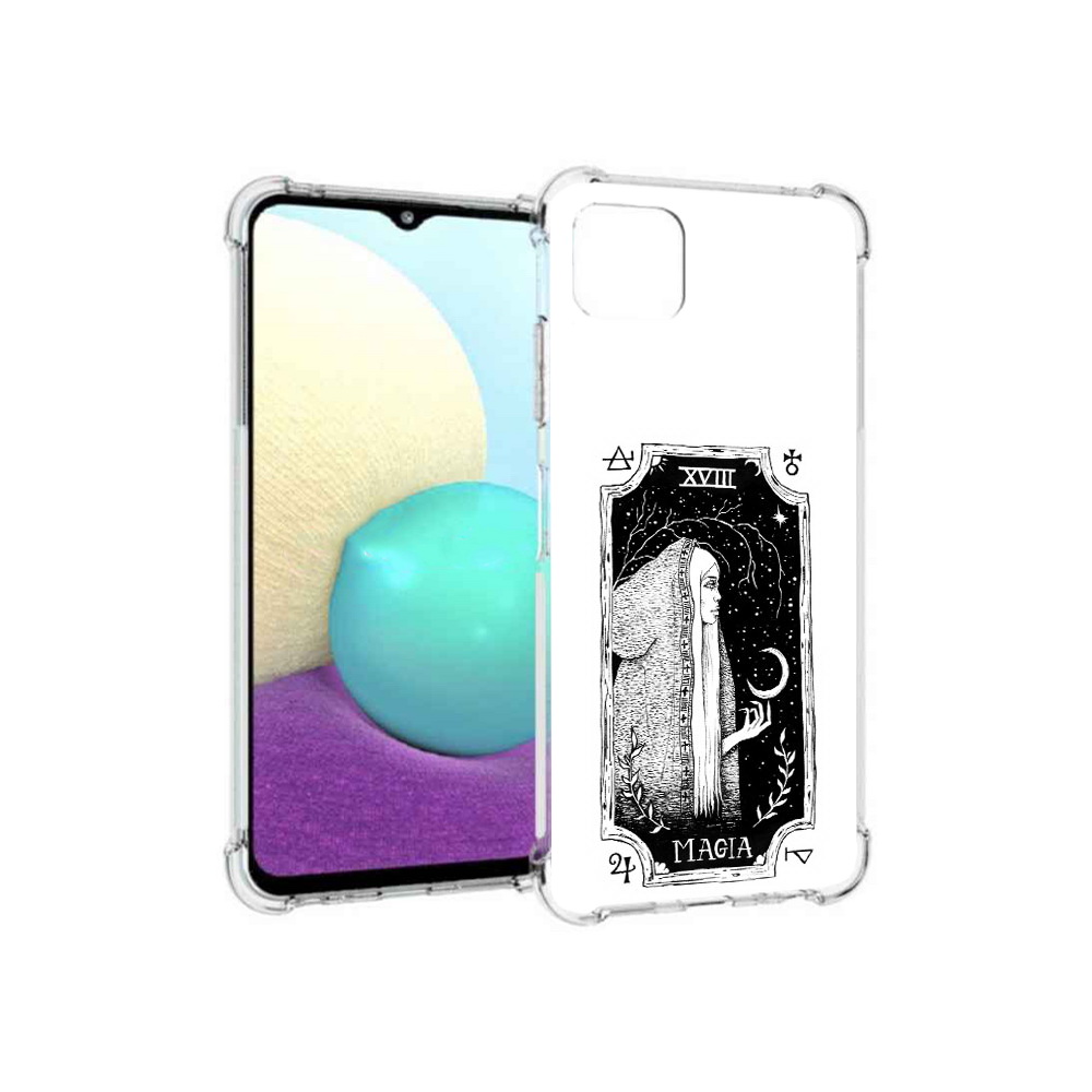 

Чехол MyPads Tocco для Samsung Galaxy A22s 5G лунная магия (PT226906.544.447), Прозрачный, Tocco