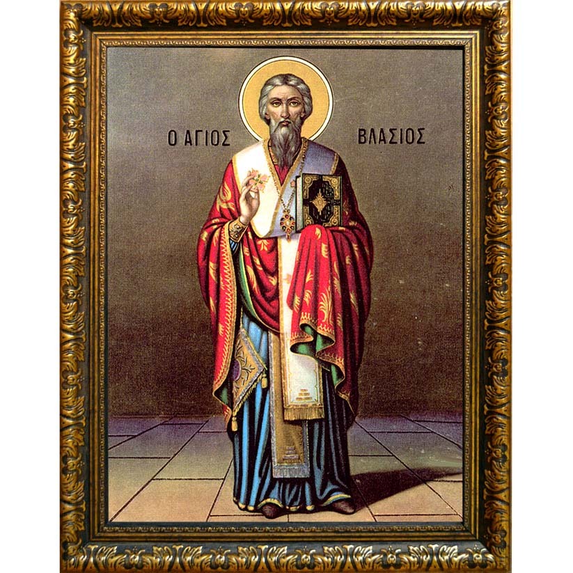 

Власий Севастийский. Икона на холсте.