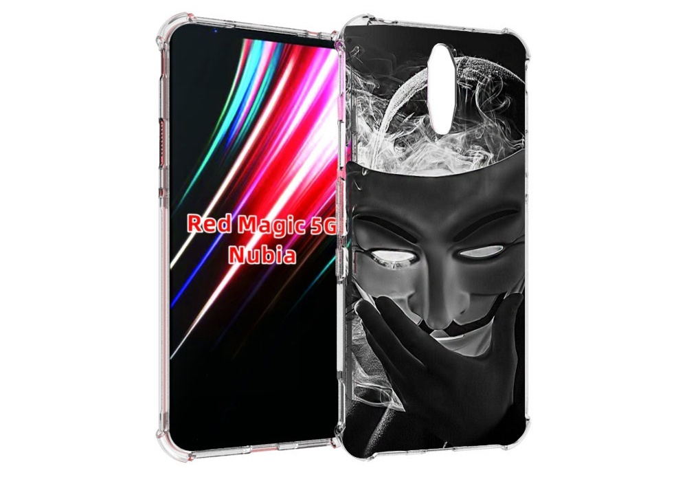 

Чехол MyPads Маска для ZTE Nubia Red Magic 1 5G, Прозрачный, Tocco