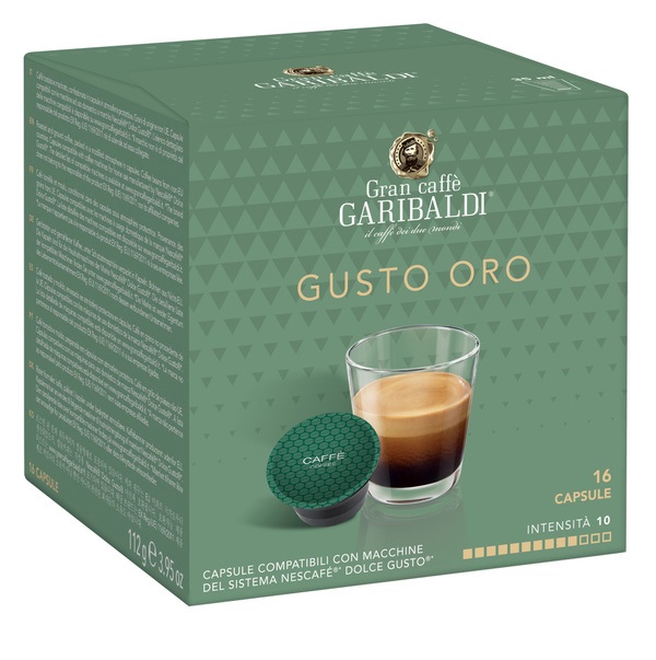 Кофе Garibaldi Gusto Oro в капсулах 7 г х 16 шт