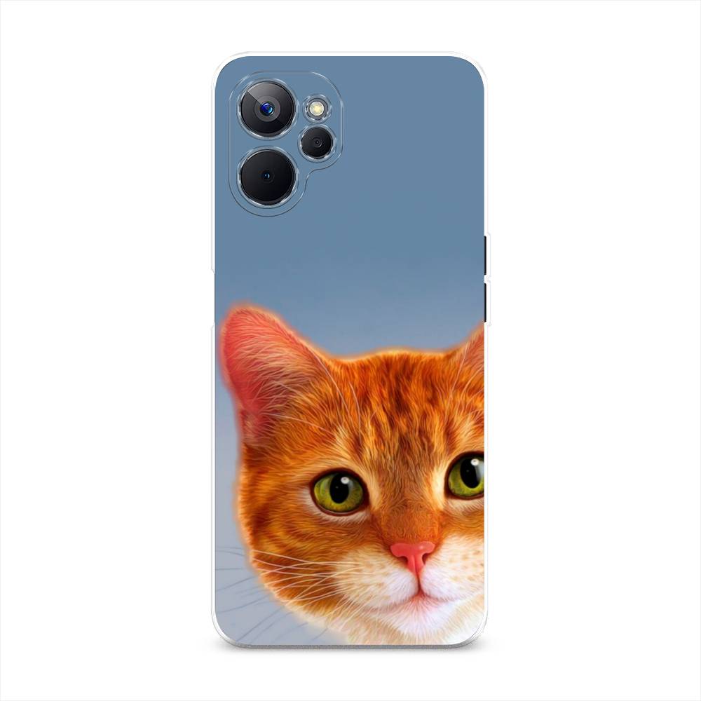 Чехол на Realme 9i 5GЛюбопытный котик