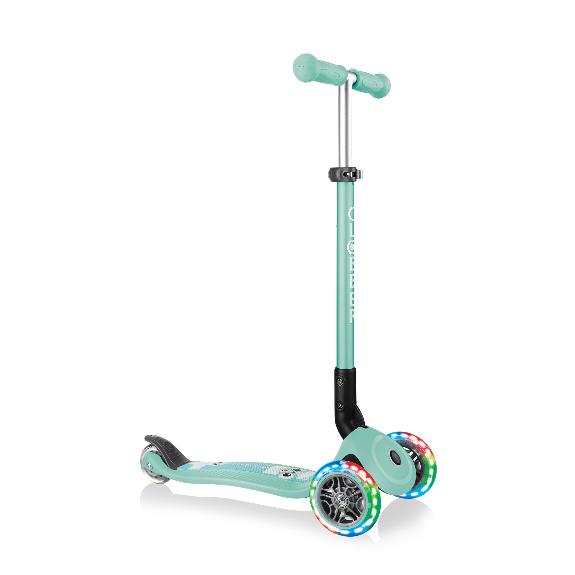 

Самокат Globber PRIMO FOLDABLE LIGHTS мятный