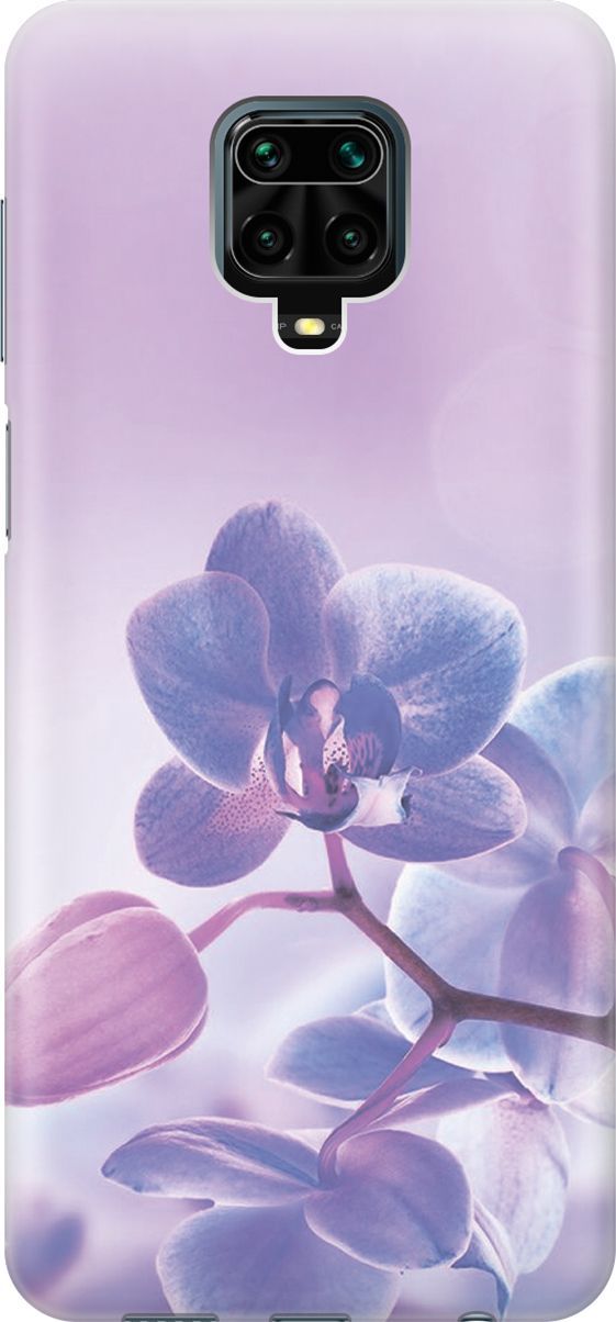 

Чехол на Xiaomi Redmi Note 9s "Лиловые орхидеи", Голубой;фиолетовый, 455