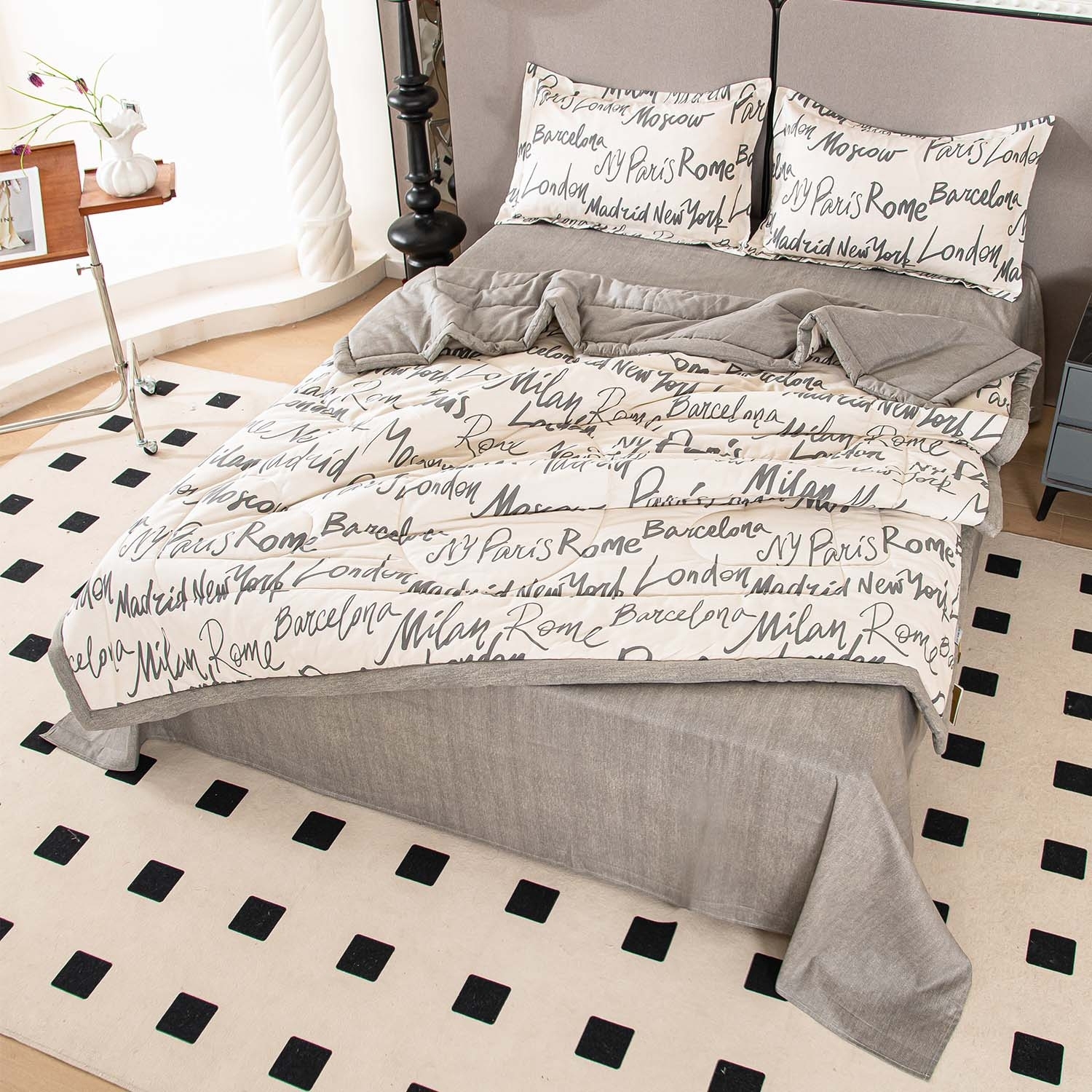 

Постельное белье VIVA - HOME TEXTILE на резинке Евро 180x200 см, OBR0