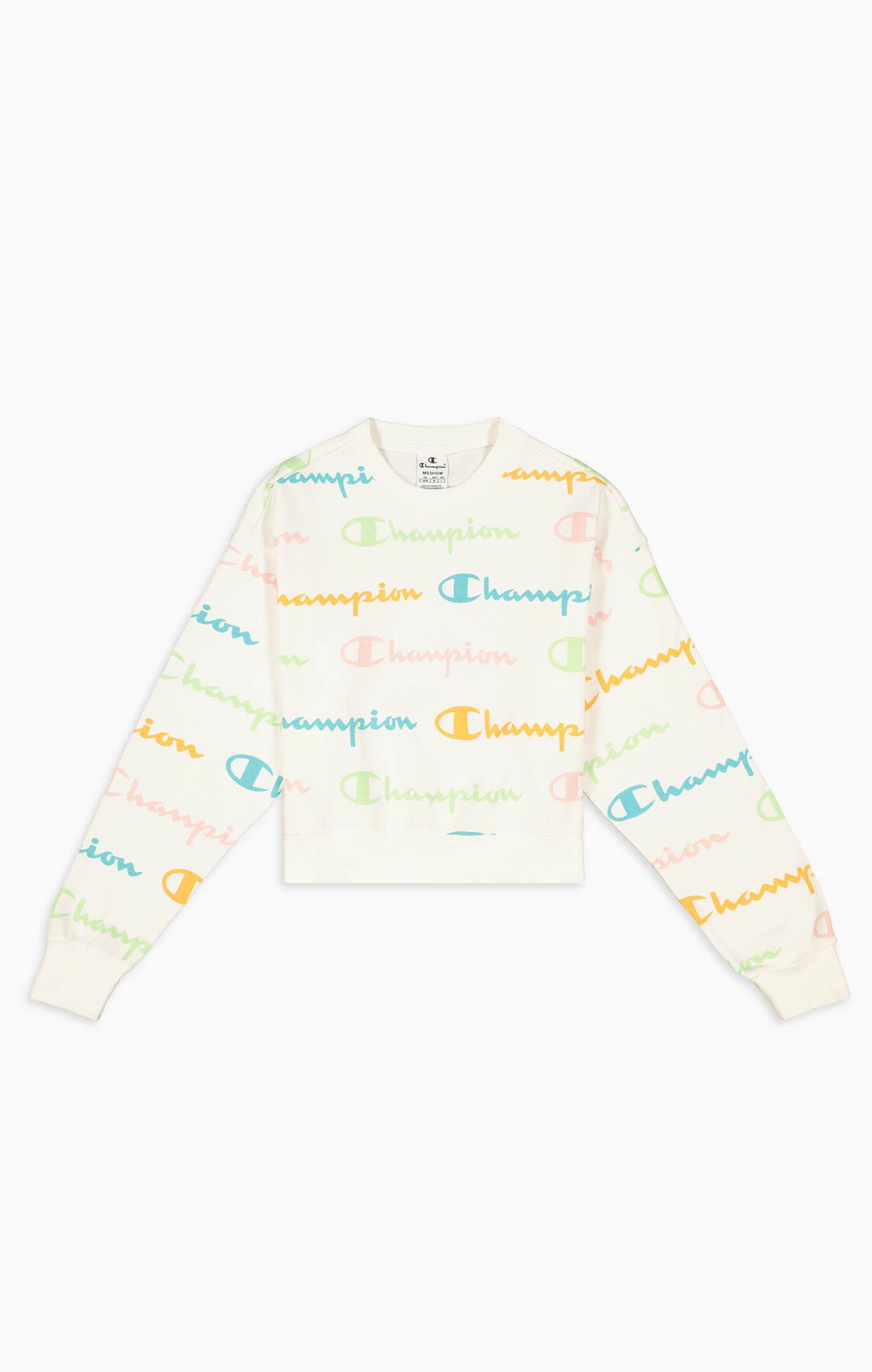 

Свитшот женский Champion Legacy American Classics Crewneck Sweatshirt белый M, Legacy American Classics Crewneck Sweatshirt