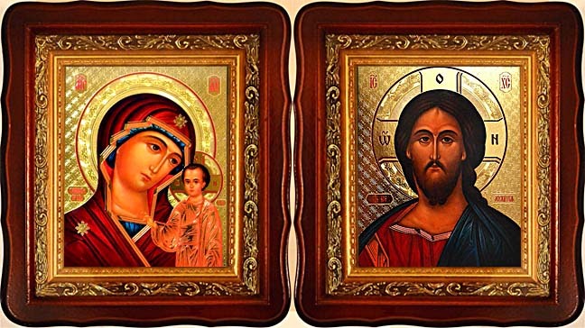 

Венчальная пара. Иконы - литография.