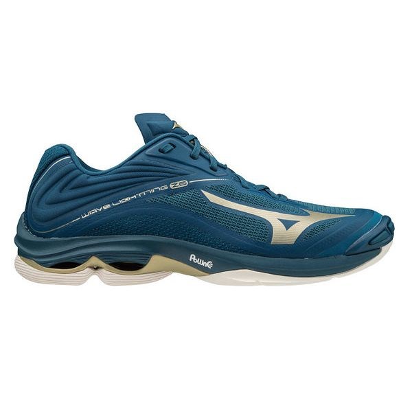 фото Кроссовки мужские mizuno lightning v1ga2000 синие 12.5 us