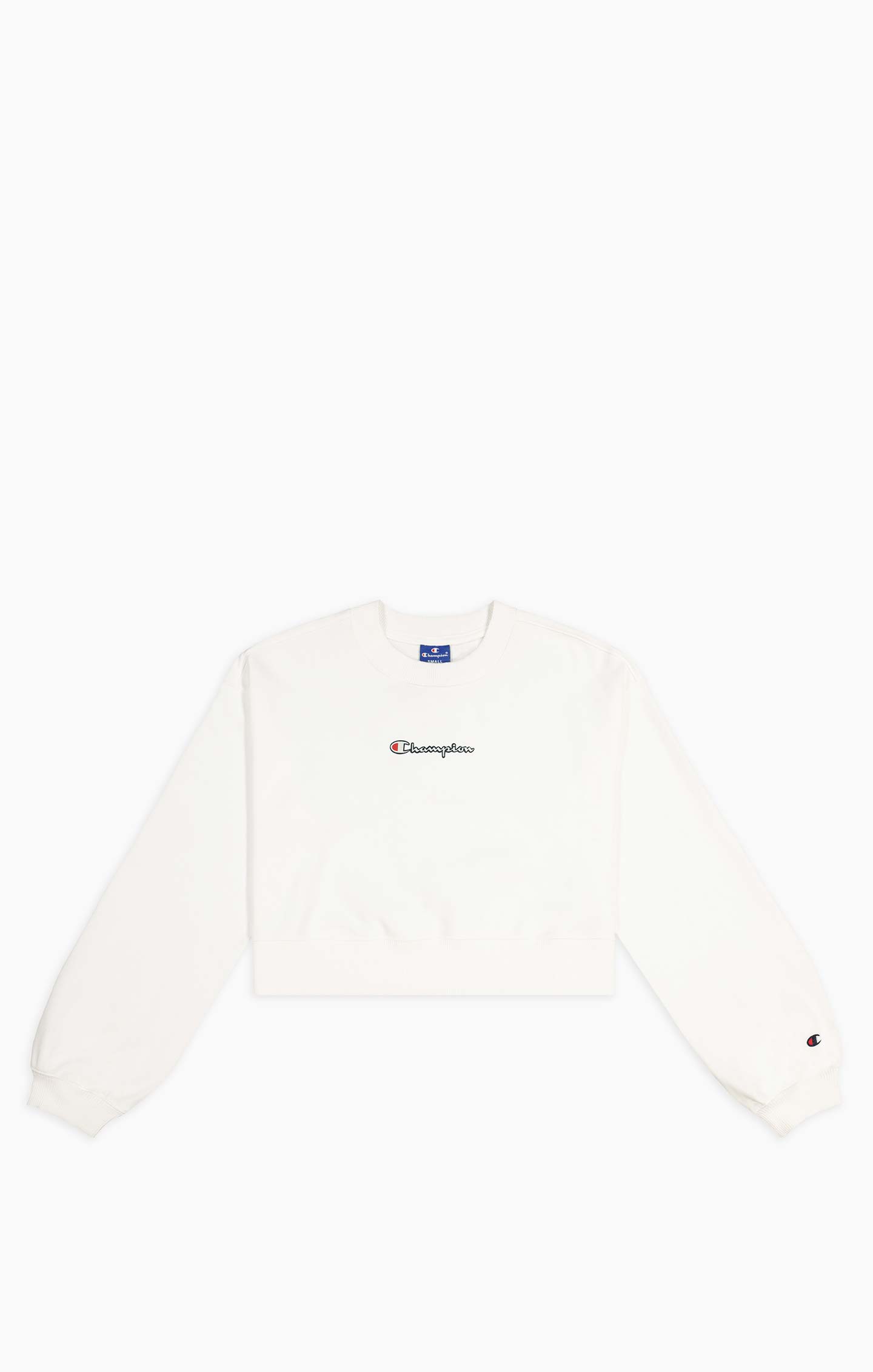 

Свитшот женский Champion Rochester 1919 Champion Logo Crewneck Croptop белый XL, Rochester 1919 Champion Logo Crewneck Croptop