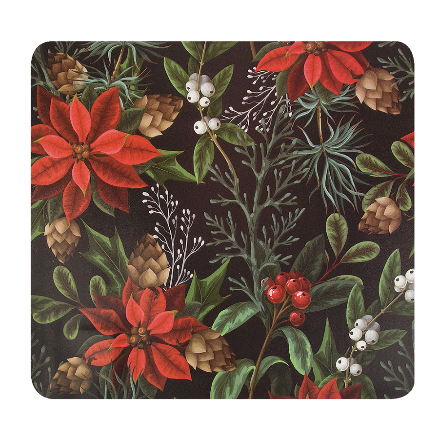 

Салфетки Nouvelle Новый год 28x30 см 12 шт, Зеленый, ЕНС-Плейсматы1-2