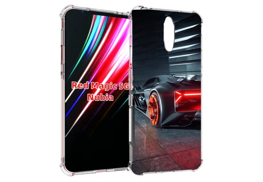 

Чехол MyPads Ночной-город мужской для ZTE Nubia Red Magic 1 5G, Прозрачный, Tocco