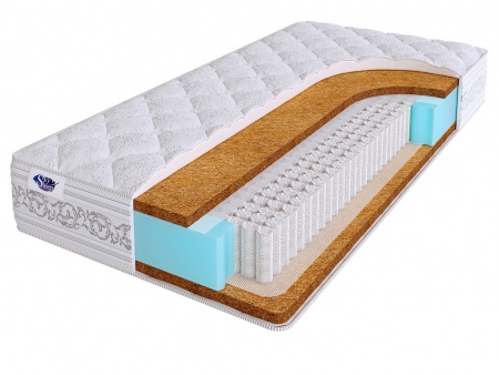 

Матрас SkySleep 195 x 190 ETALON COCOS 3 S1000, Белый, ETALON COCOS 3 S1000