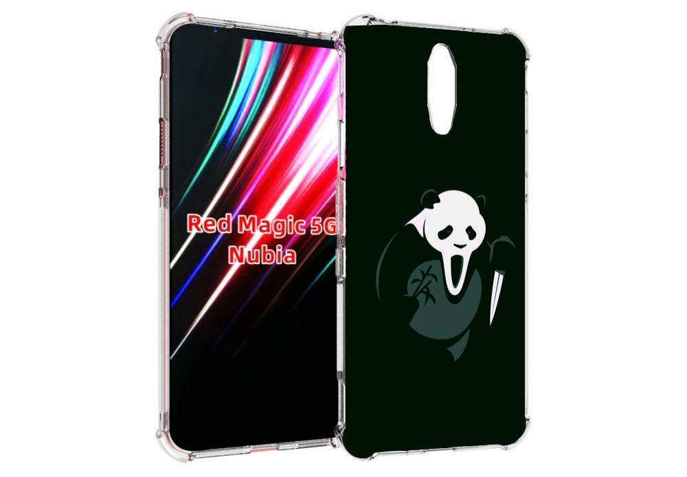 

Чехол MyPads Панда-крик для ZTE Nubia Red Magic 1 5G, Прозрачный, Tocco