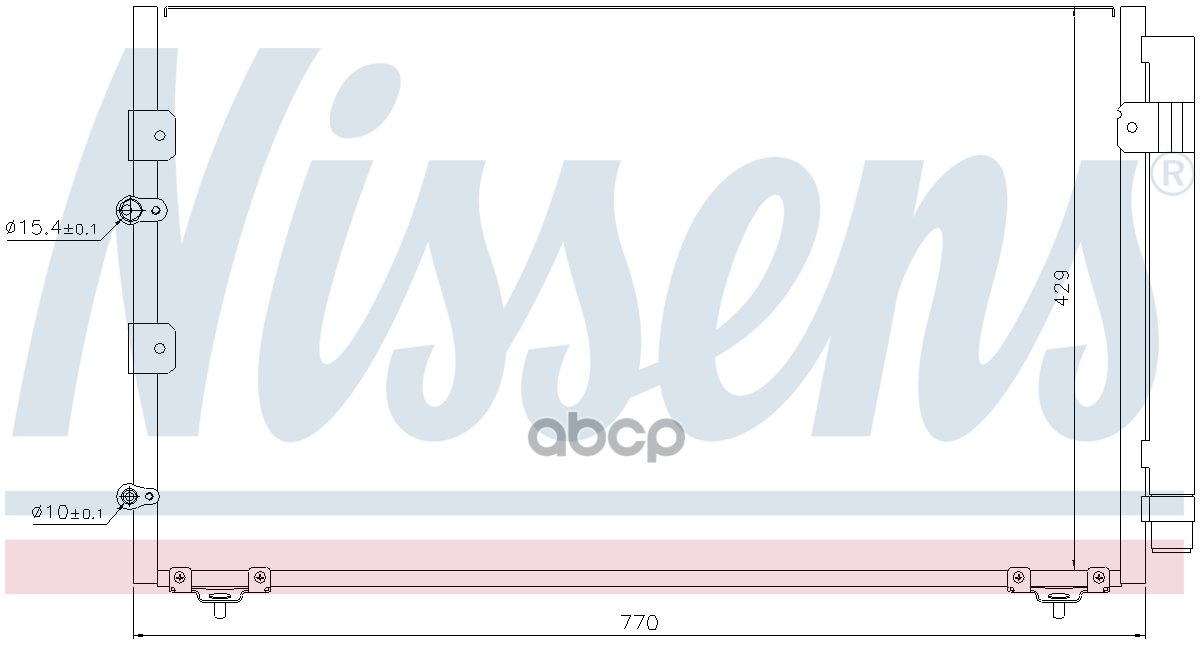 

Радиатор Кондиционера Nissens арт. 94608