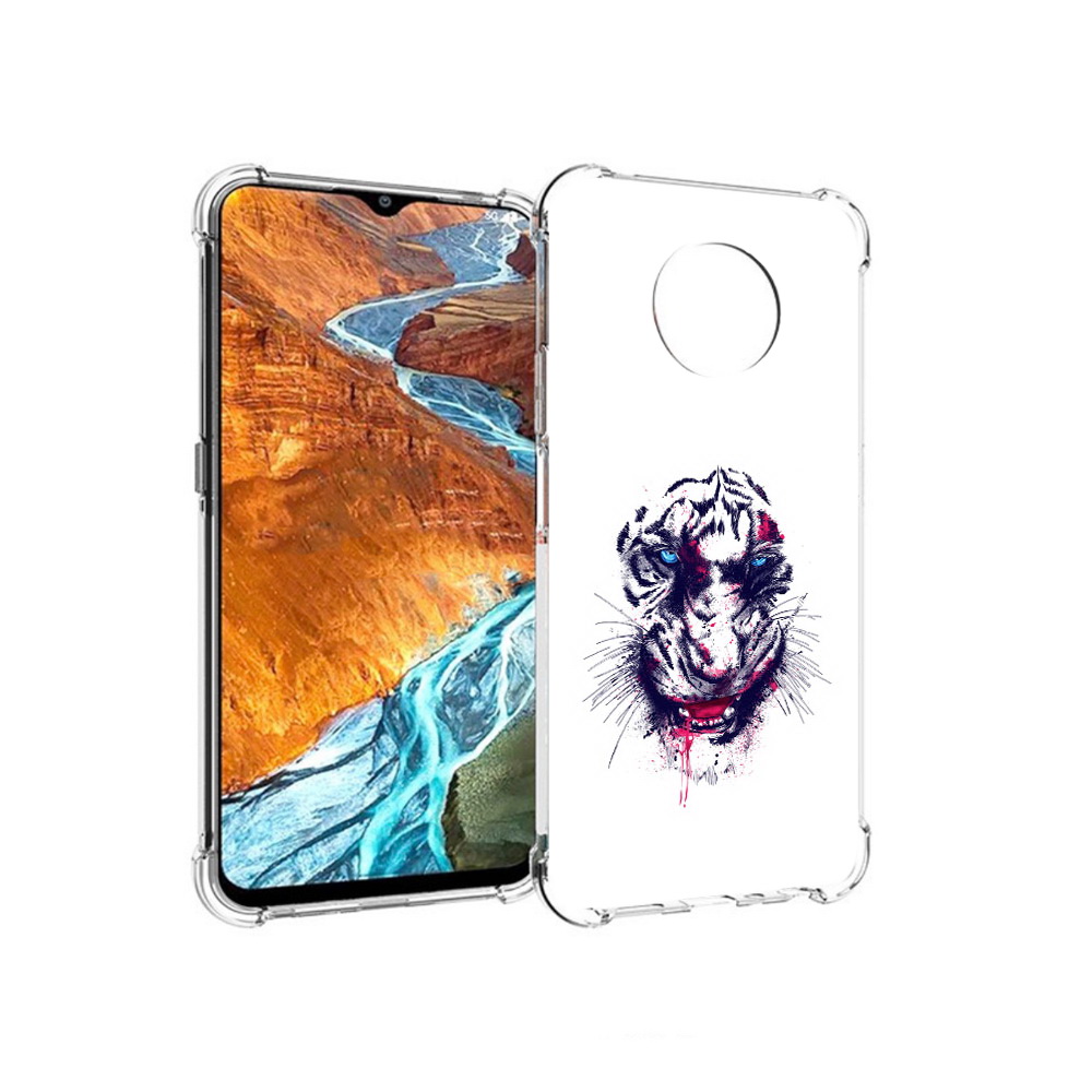 

Чехол MyPads Tocco для Nokia G300 безумный тигр (PT224563.108.228), Прозрачный, Tocco