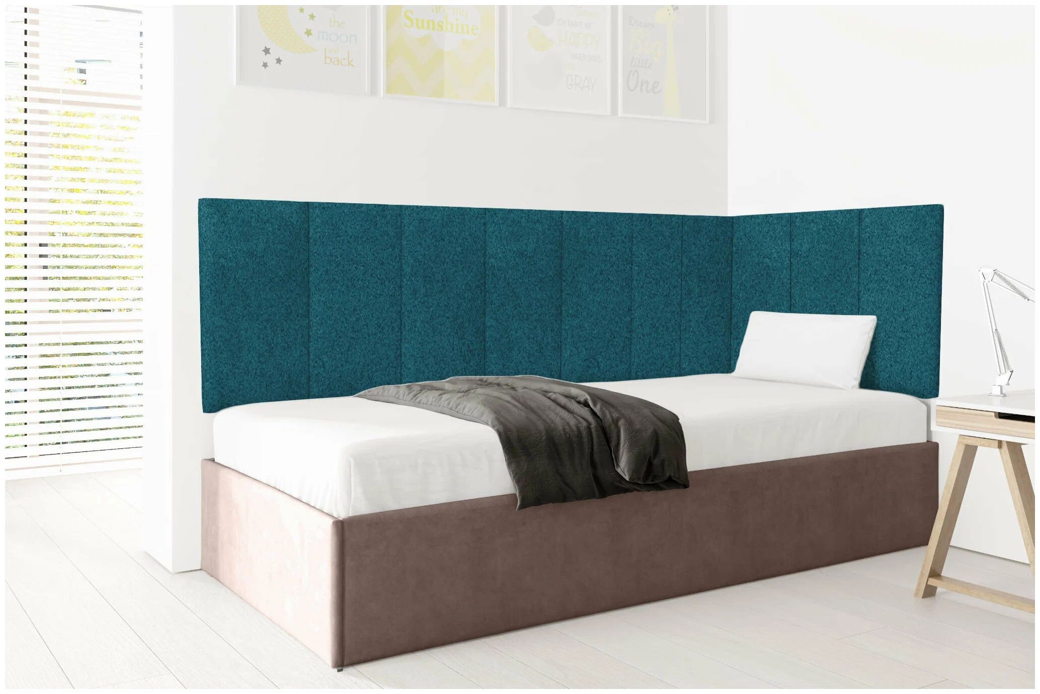 

Панель кровати Velour Green 30х60 см 4 шт., Зеленый
