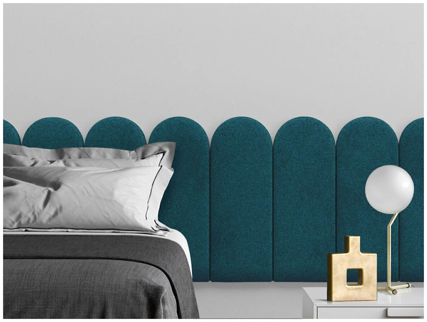 

Панель кровати Velour Green 30х60R см 2 шт., Зеленый
