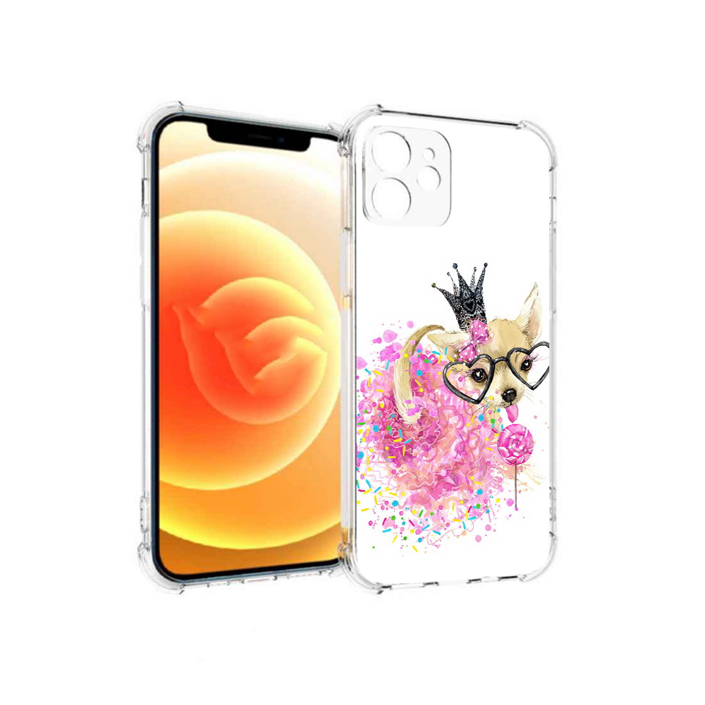 

Чехол MyPads Tocco для Apple iPhone 12 сладкая принцесса (PT157543.607.606), Прозрачный, Tocco