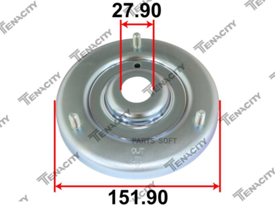Tenacity Asmsu1027 Опорная Чашка Пружины 2797 1027 Asmsu1027