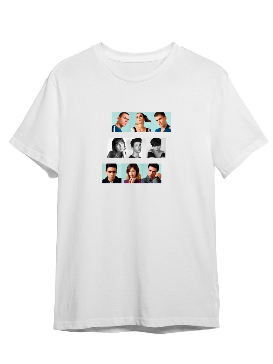 

Футболка унисекс Каждому Своё Элита/Elite/Сериал SREL11 белая 4XL, Белый, "Элита/Elite/Сериал" SREL11