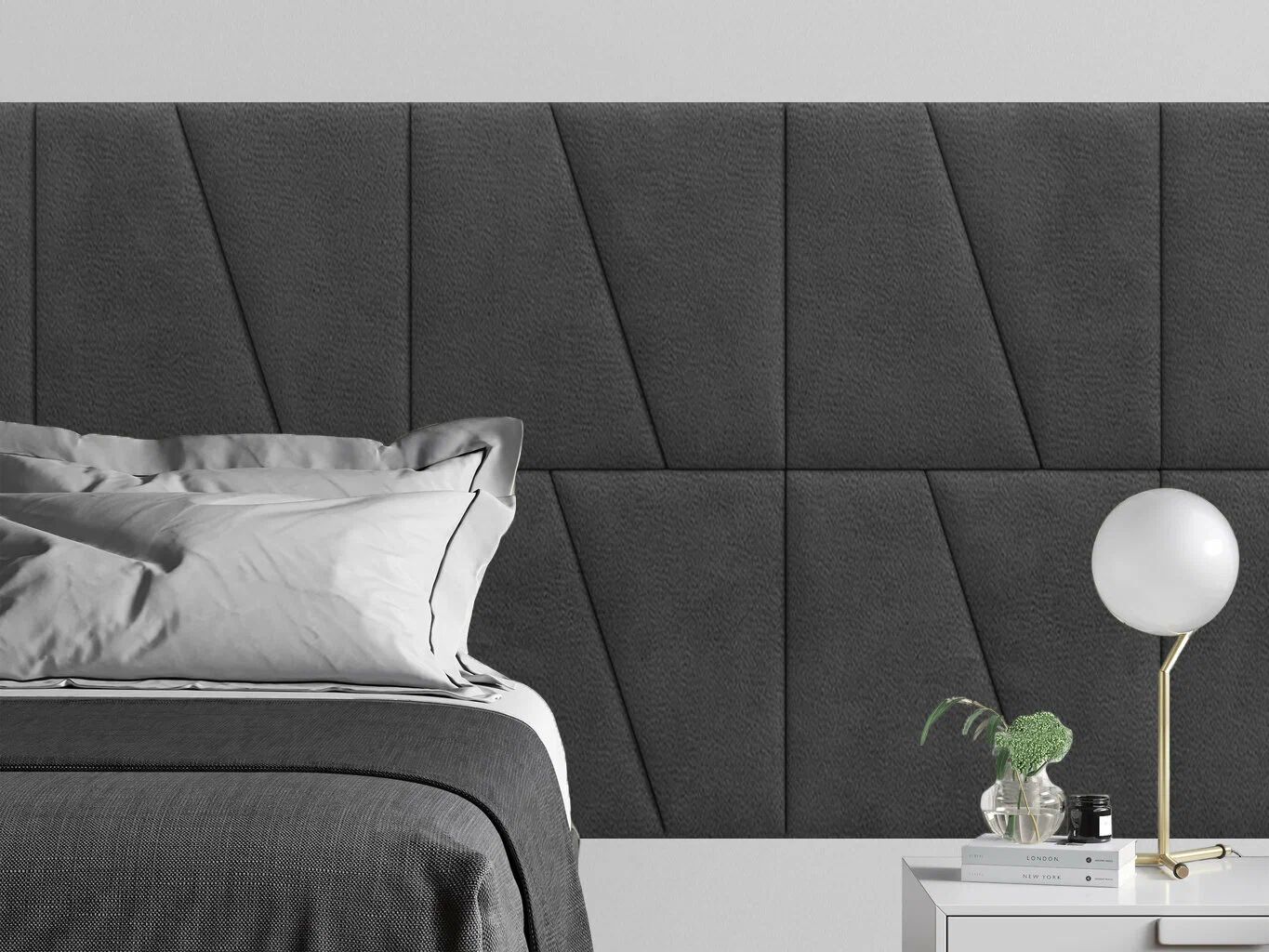 

Панель кровати Velour Grey 50х50DL см 2 шт., Серый