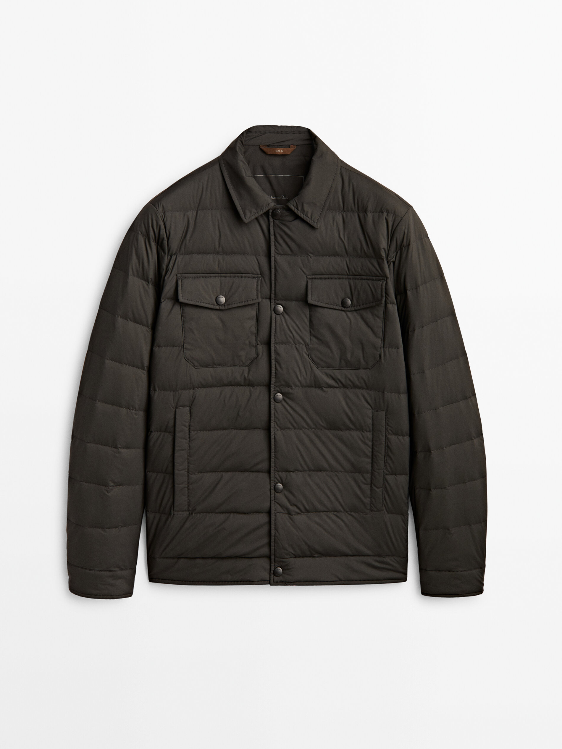 

Куртка мужская Massimo Dutti 03407231529 зеленая XL, 03407231529