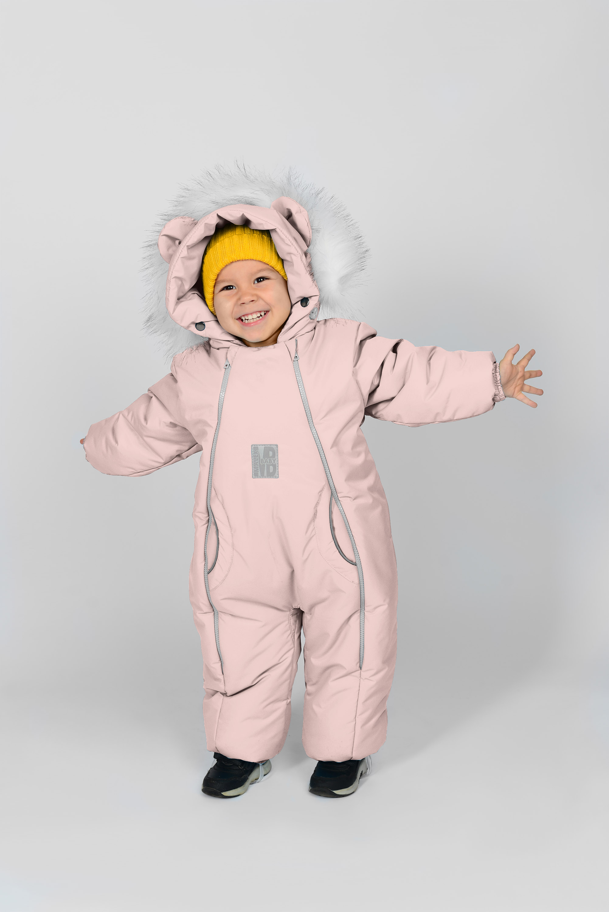 Комбинезон детский Malek-Baby 263шм/2, Светло-розовый, 98