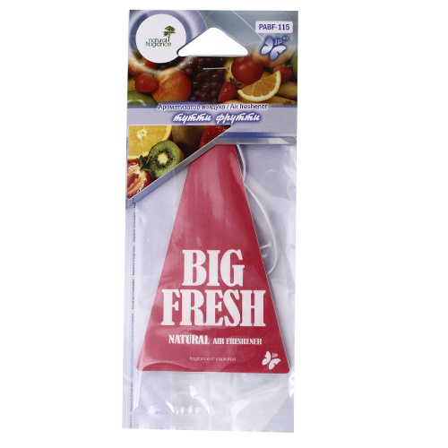 Ароматизатор воздуха FKVJP PABF-115 BIG FRESH (тутти фрутти) пластинка