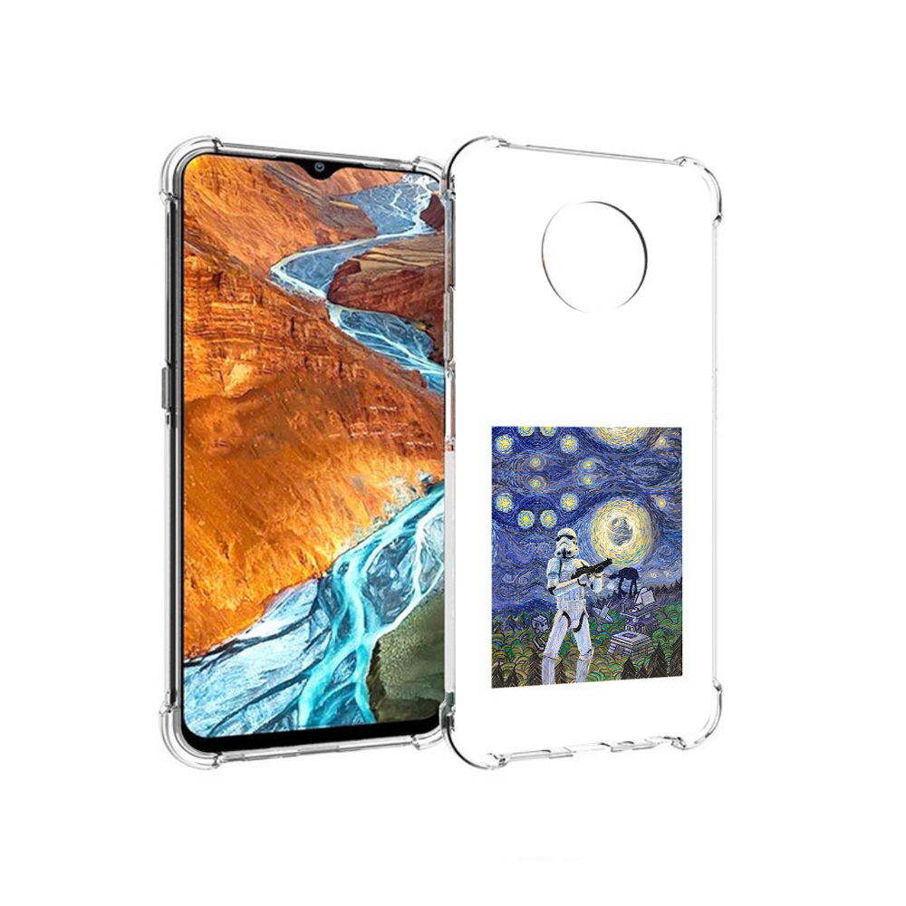 

Чехол MyPads Tocco для Nokia G300 star wars звездная ночь (PT224563.108.23), Прозрачный, Tocco