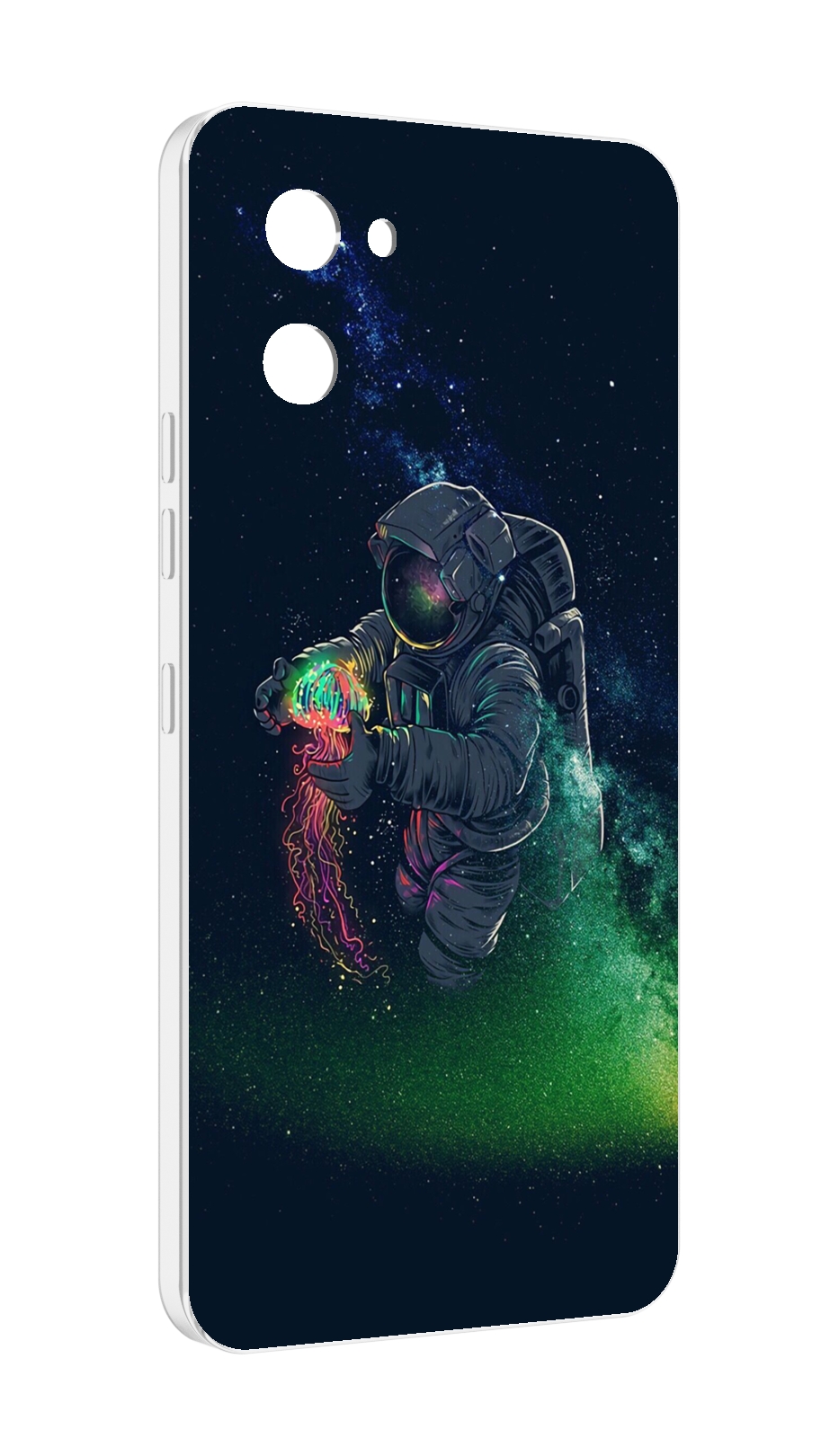 

Чехол MyPads космонавт-с-оружием-арты для UMIDIGI G1, Прозрачный, Tocco