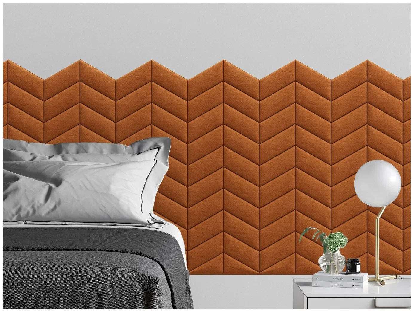 

Панель кровати Velour Orange 30х30PL см 2 шт., Оранжевый