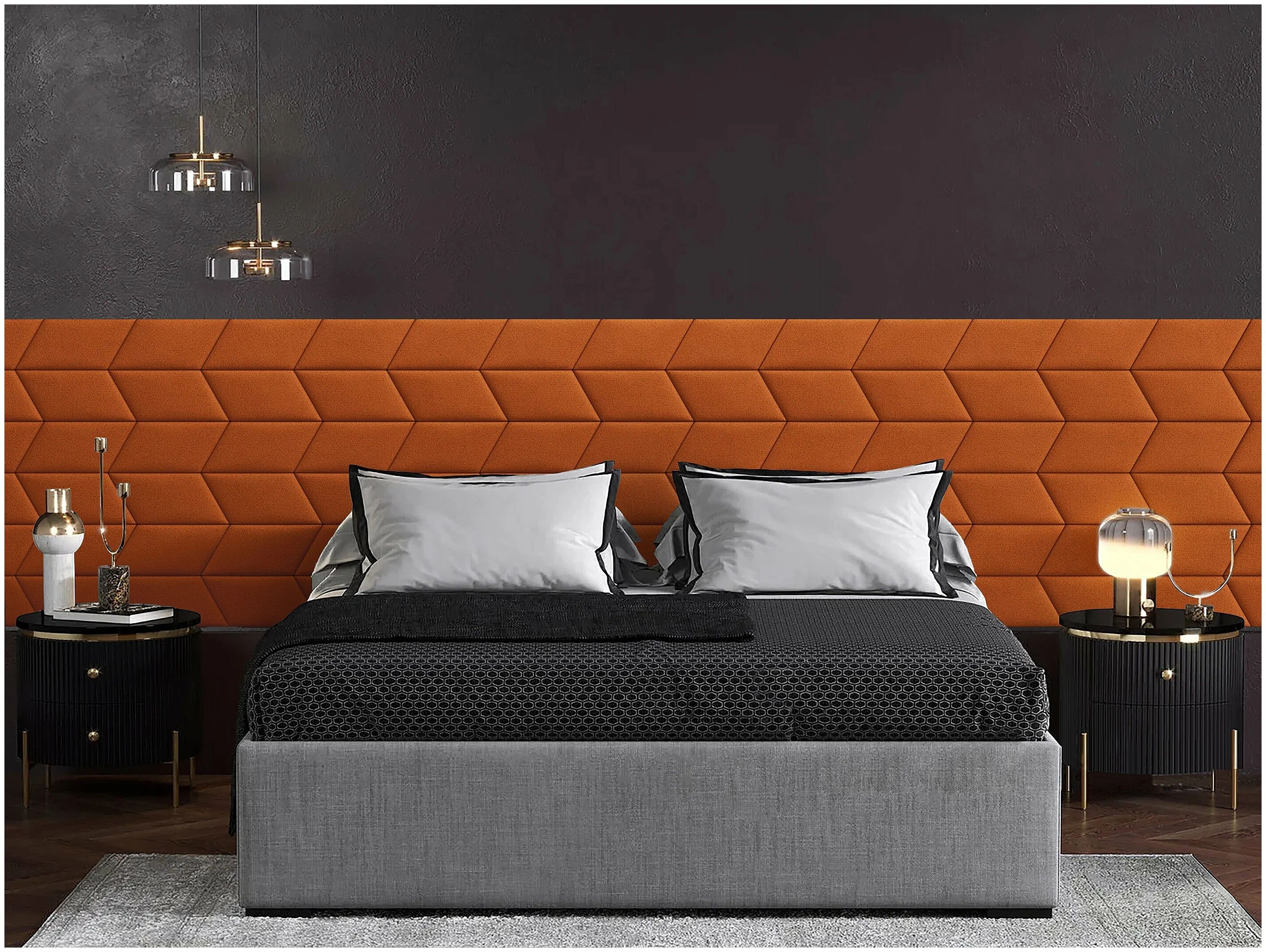 

Панель кровати Velour Orange 30х45PL см 2 шт., Оранжевый