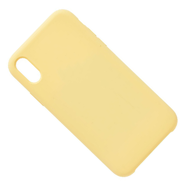 

Чехол iPhone XR силиконовый Soft Touch <желтый> (премиум), iPhone XR