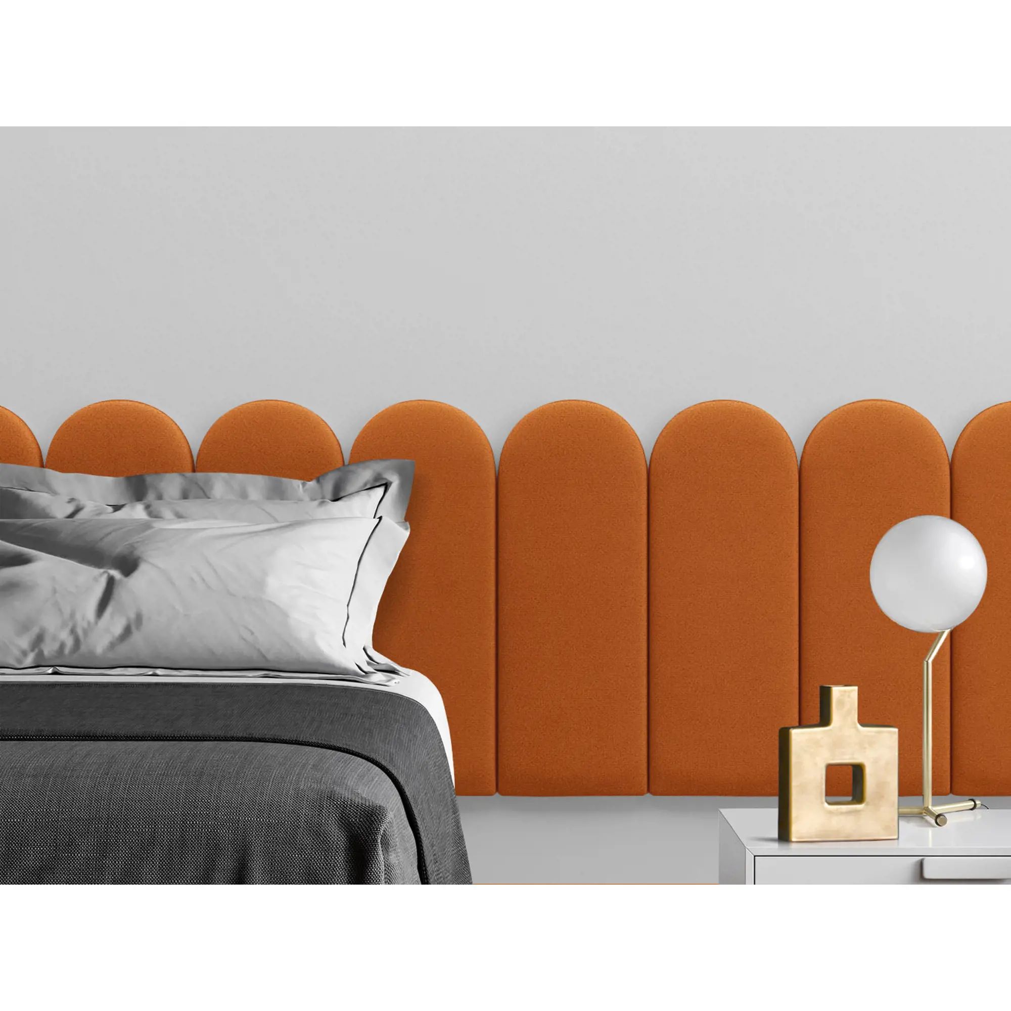

Панель кровати Velour Orange 30х60 см 2 шт., Оранжевый