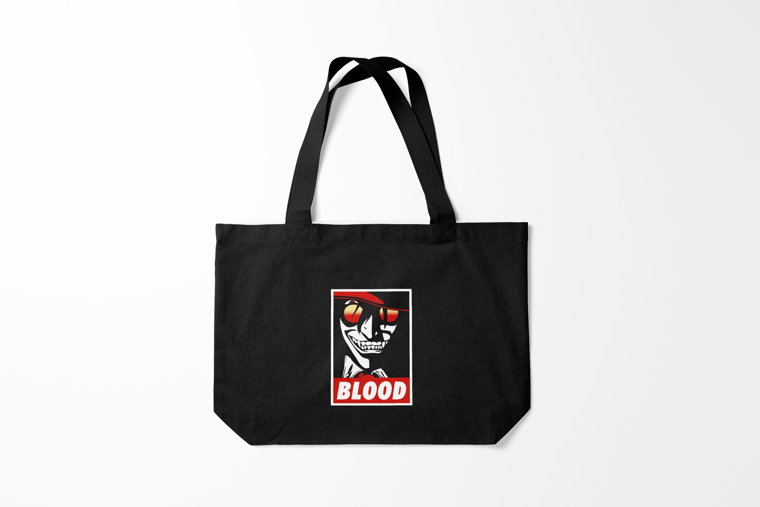 

Сумка шoппер унисекс Burnettie Алукард Blood, черный, Алукард Blood