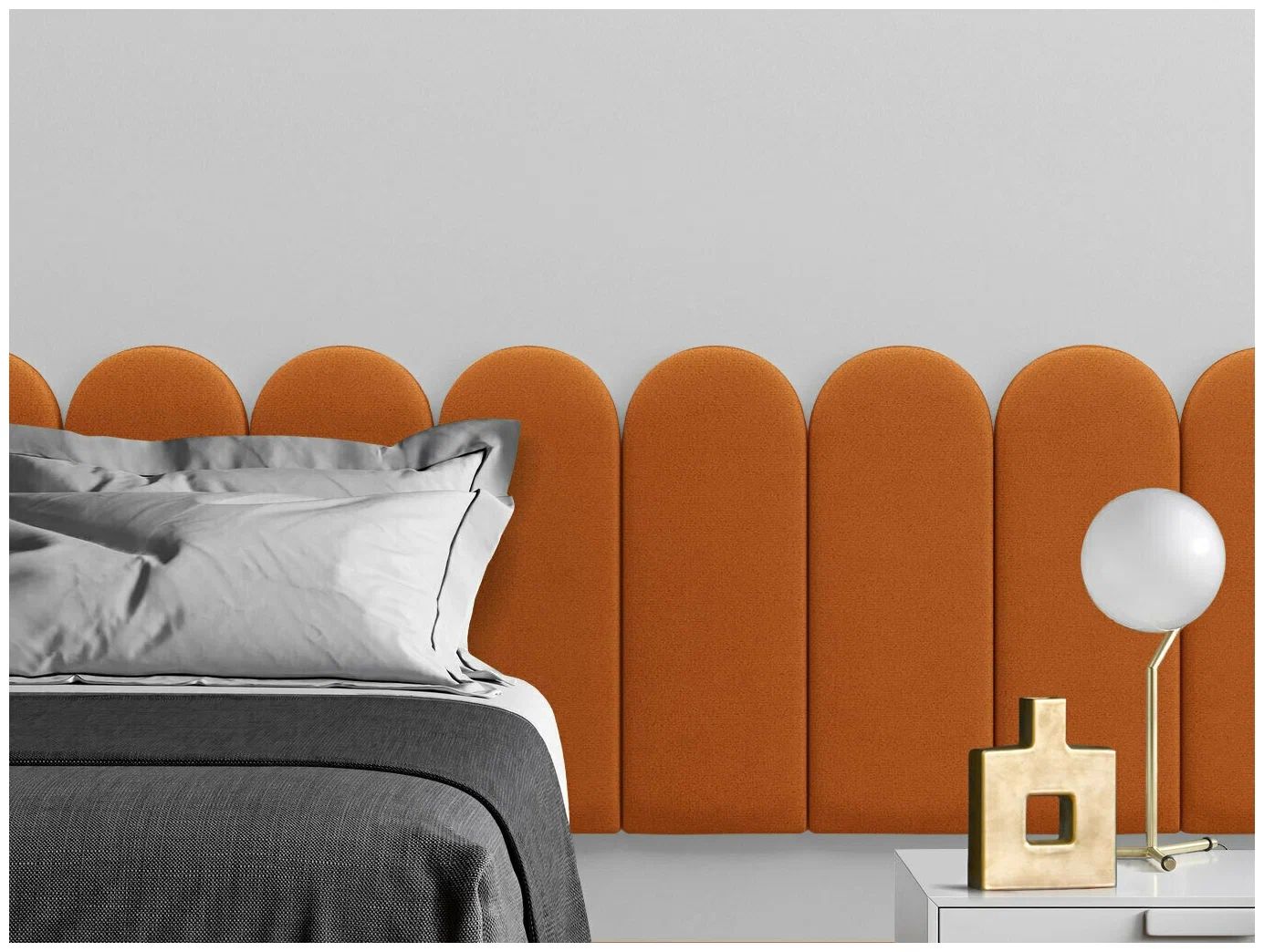 

Панель кровати Velour Orange 30х60R см 4 шт., Оранжевый