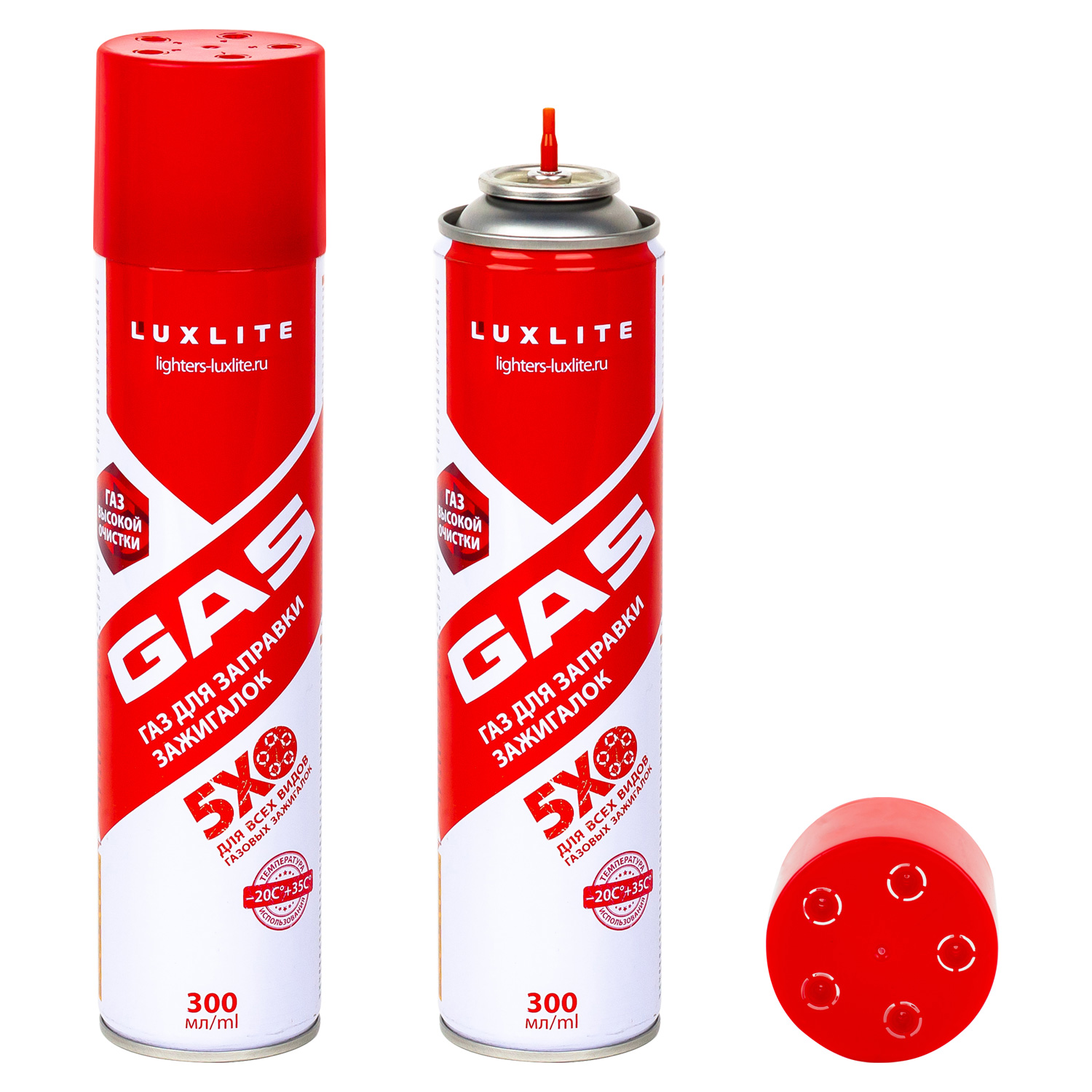 

Газ для повторной заправки зажигалок Luxlite 006, 006 (300 ML)