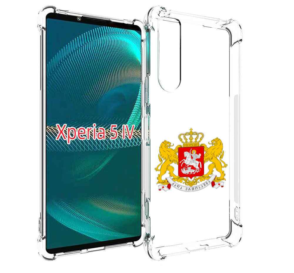 

Чехол MyPads герб-грузии для Sony Xperia 5 IV (5-4), Прозрачный, Tocco