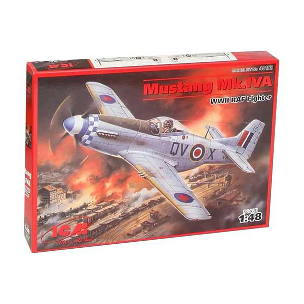 

Сборная модель ICM 1/48 Мустанг MK.IVA ВВС Великобритании 48155