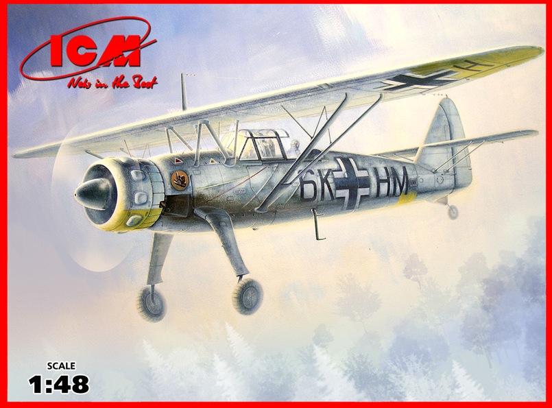 

Сборная модель ICM 1/48 Немецкий самолет-разведчик HS-126B 48212